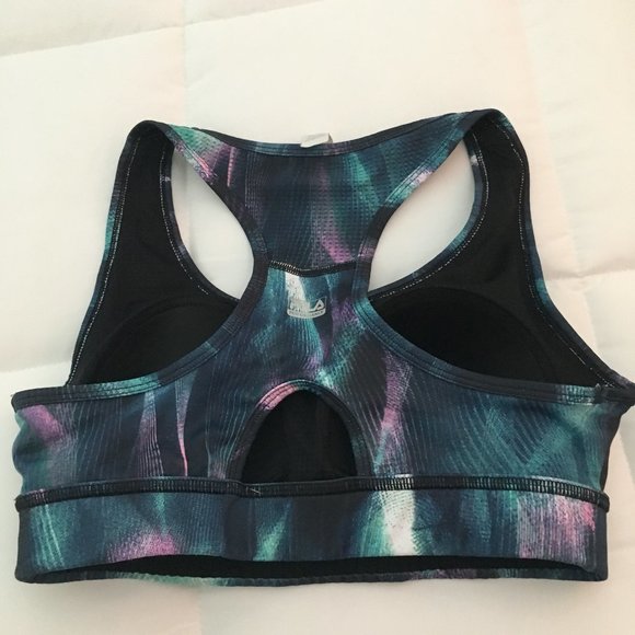 Multi color Fila sports bra/workout top - Picture 2 of 3